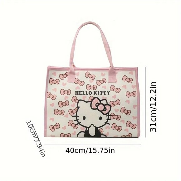 HELLO KITTY  TOTE BAG PINK DESIGN - Picture 2 of 3